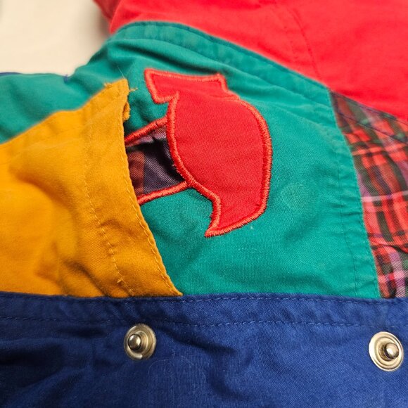 Vintage The Cuddle Club Baby Child Coat Jacket Infant Block Colors Mr Fix It 12 - Picture 16 of 16